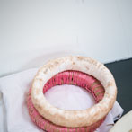 Magdalene Odundo in her studio in Farnham 2016